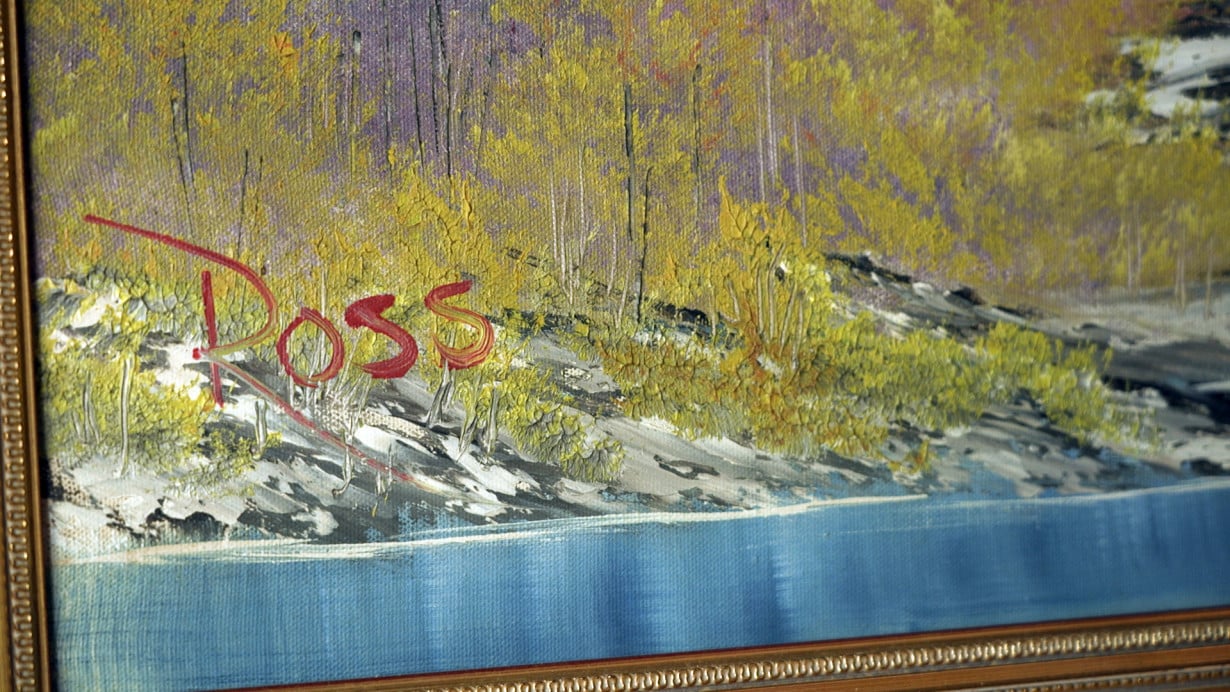 First Bob Ross TV painting, completed in a half an hour, goes on sale for nearly $10 million