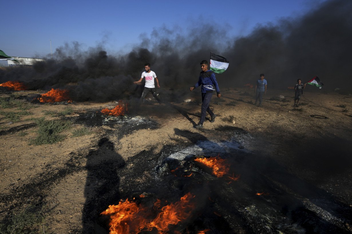 Six Palestinians are killed in latest fighting with Israel, at least 3 of them militants