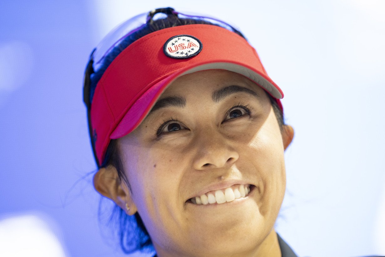 Danielle Kang made it to the Solheim Cup in Spain. Her golf clubs did not