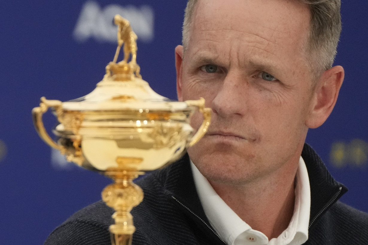 European captain Luke Donald is going with statistics over history at the Ryder Cup