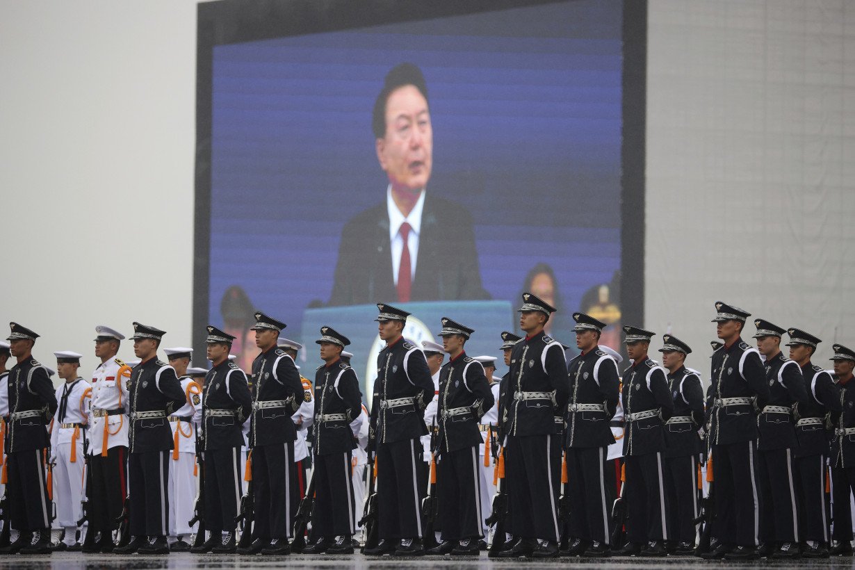 South Korea parades troops and powerful weapons in its biggest Armed Forces Day ceremony in years