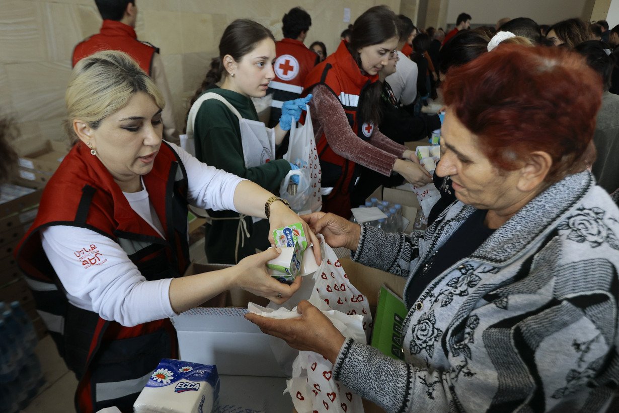 Dozens dead in gas station explosion as Nagorno-Karabakh residents flee to Armenia