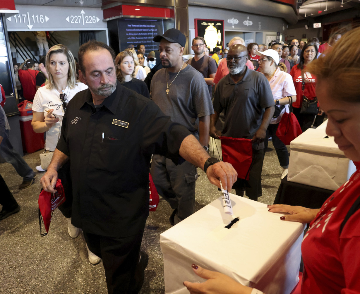 Strike Vote Nevada Culinary Union