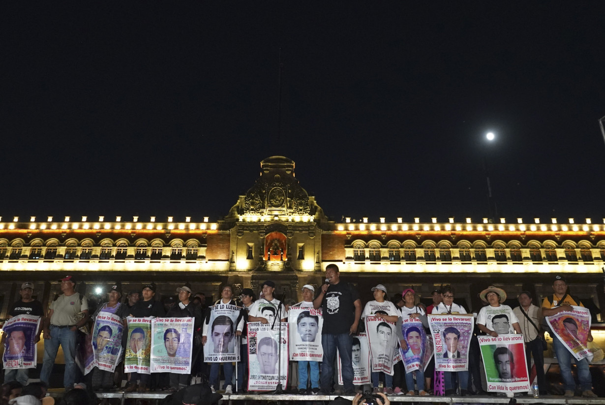 9 years later, families of 43 missing Mexican students march to demand answers in emblematic case