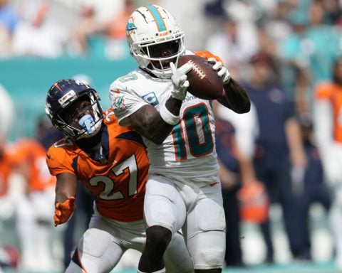 Dolphins set numerous records in their blowout win over Broncos but miss out on a few more