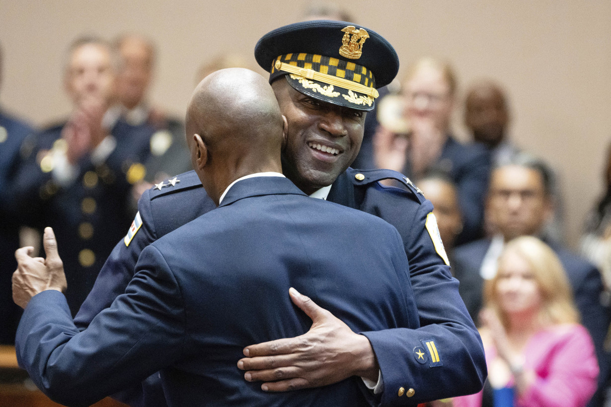 There's a new police superintendent in Chicago. The city council chose the ex-counterterrorism head