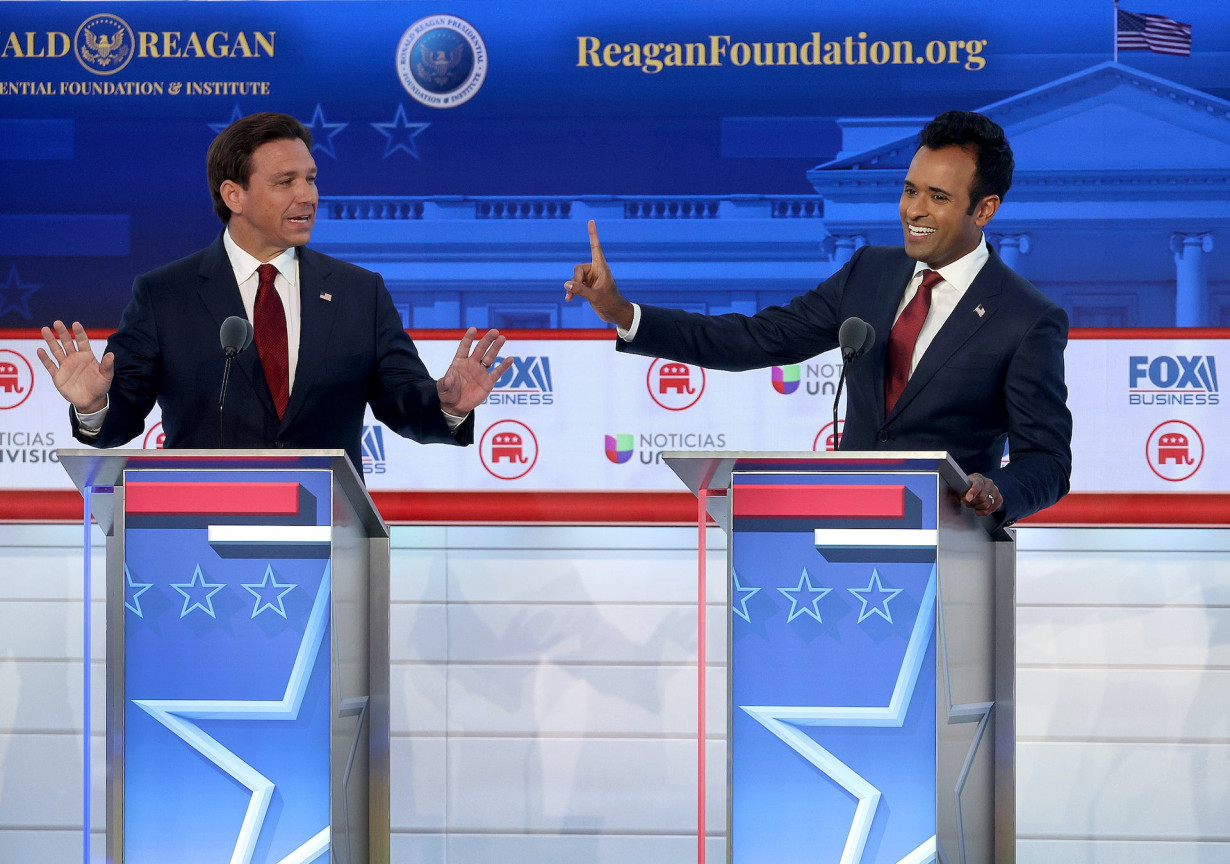 In fractious debate, GOP candidates find common ground on cause of inflation woes and need for school choice