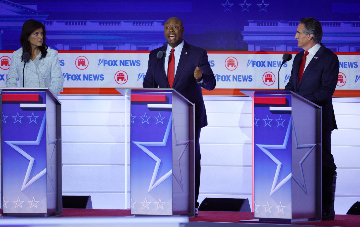 Republican U.S. presidential candidates participate in first 2024 campaign debate in Milwaukee