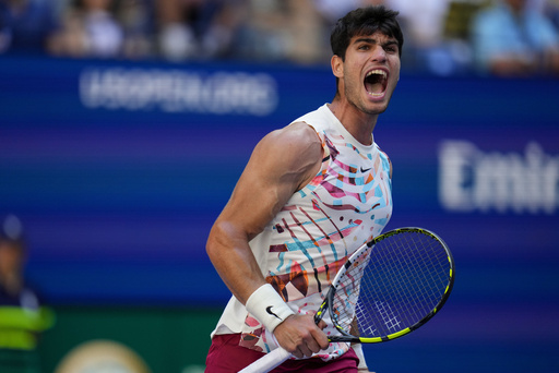 Carlos Alcaraz produces highlights and smiles during a US Open victory over Dan Evans