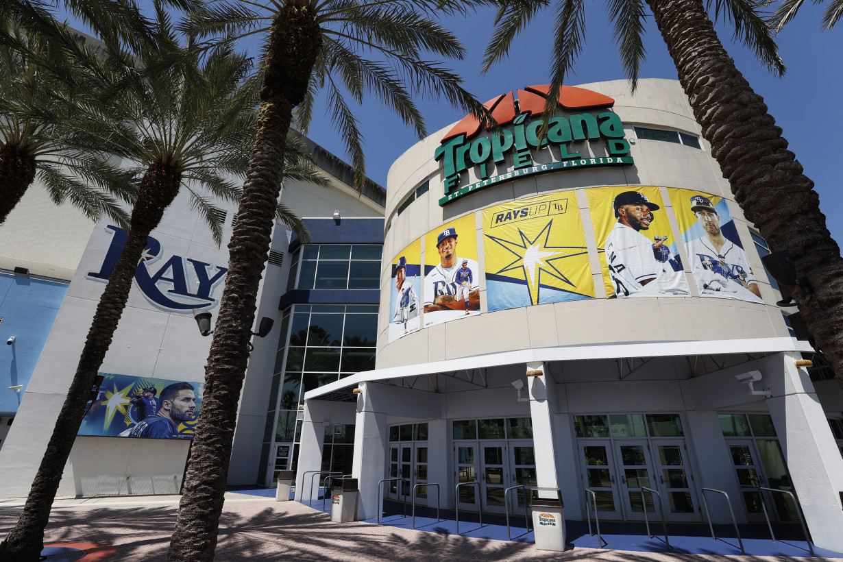 Rangers Rays Attendance Baseball