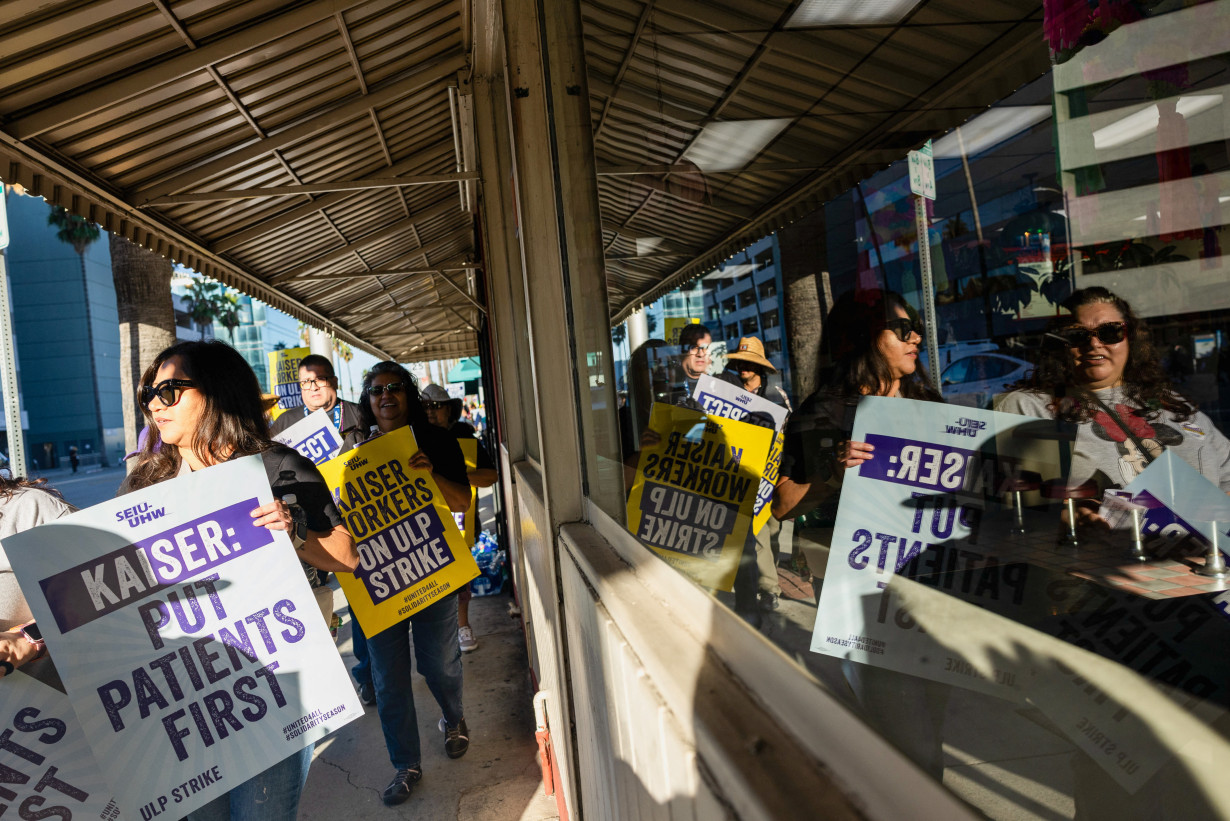 Kaiser Permanente says talks break off with unions for 75,000 striking workers