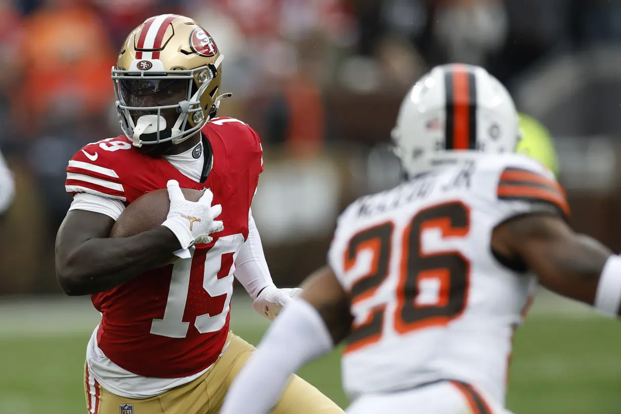 49ers WR Deebo Samuel will miss at least two games with an injured shoulder