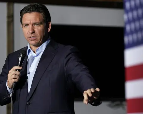 DeSantis says Florida helped send weapons to Israel — a move that could boost him in the GOP primary