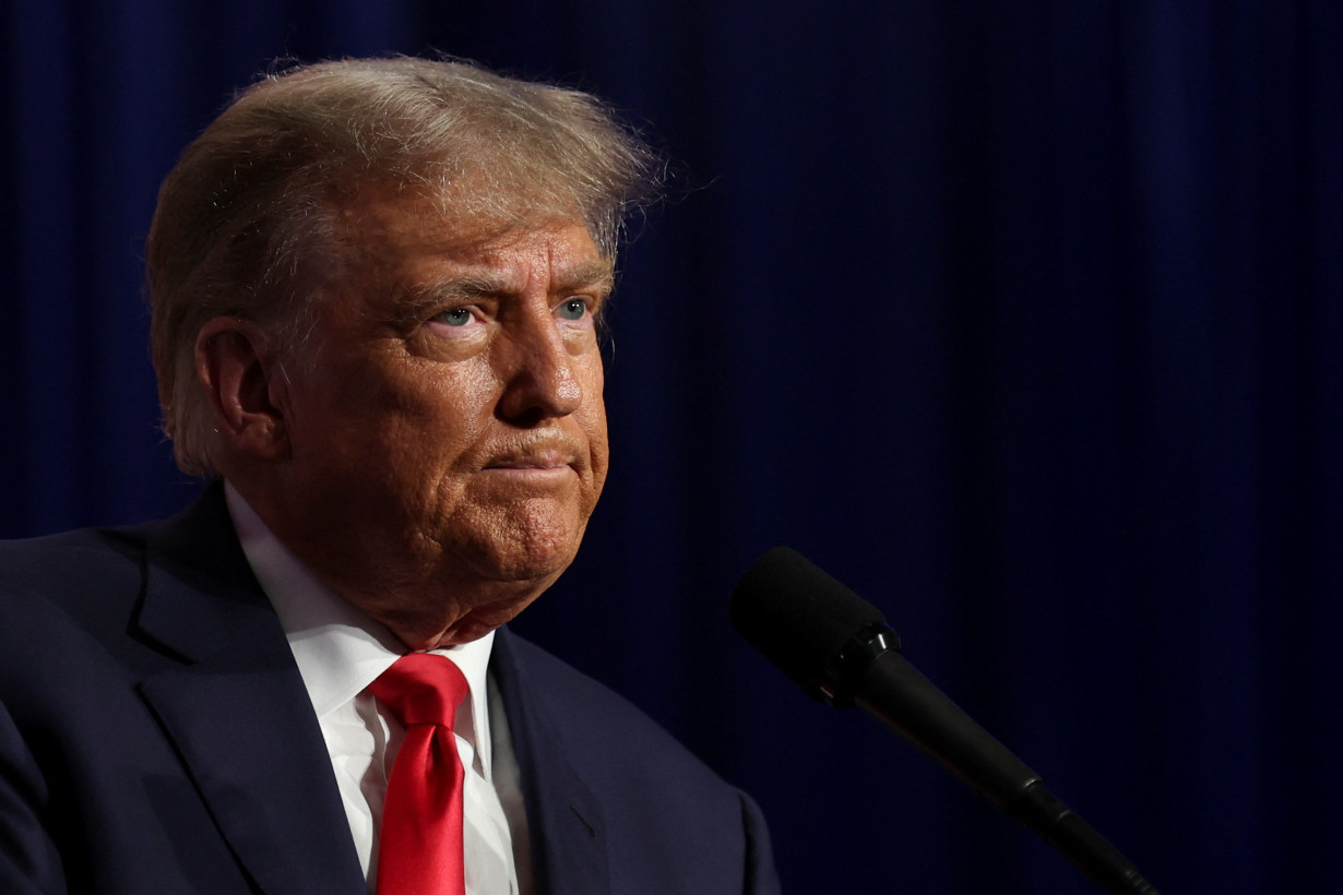 Former U.S. President and Republican presidential candidateTrump at fall convention of the California Republican Party in Anaheim