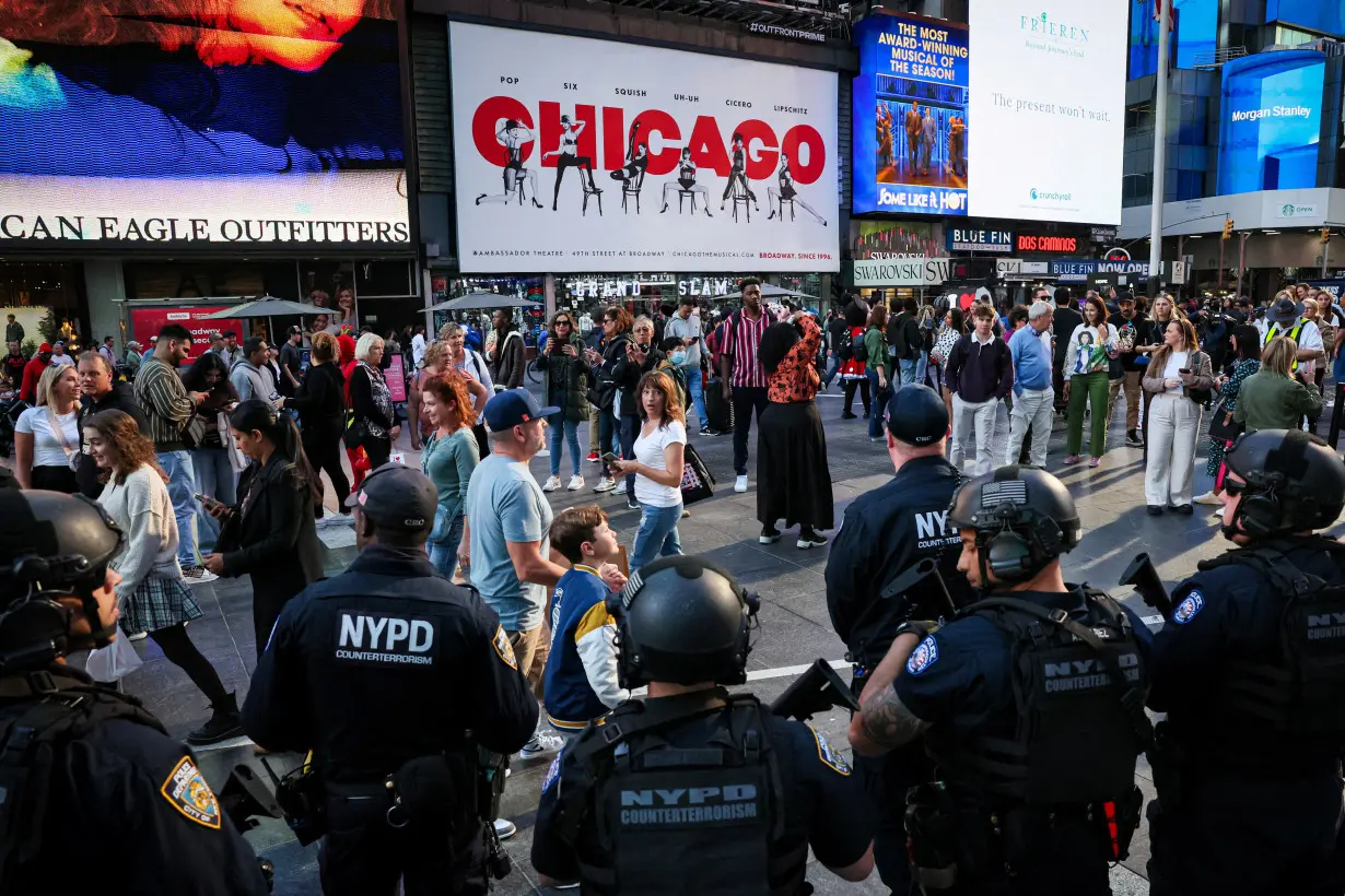 US law enforcement on alert, thousands rally for Palestinian cause in New York City