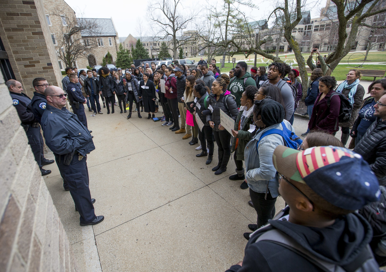 Few Americans say conservatives can speak freely on college campuses, an AP-NORC/UChicago poll shows