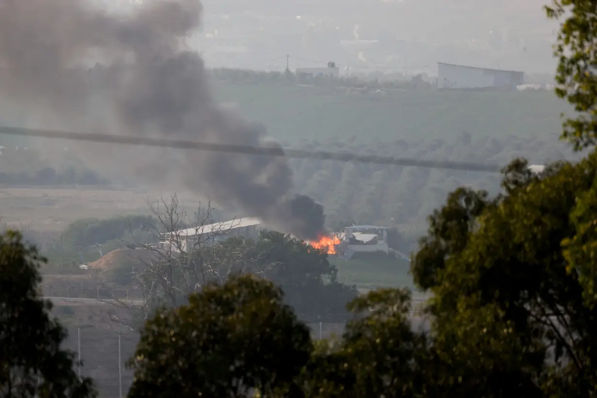 View of Gaza from Israel's border