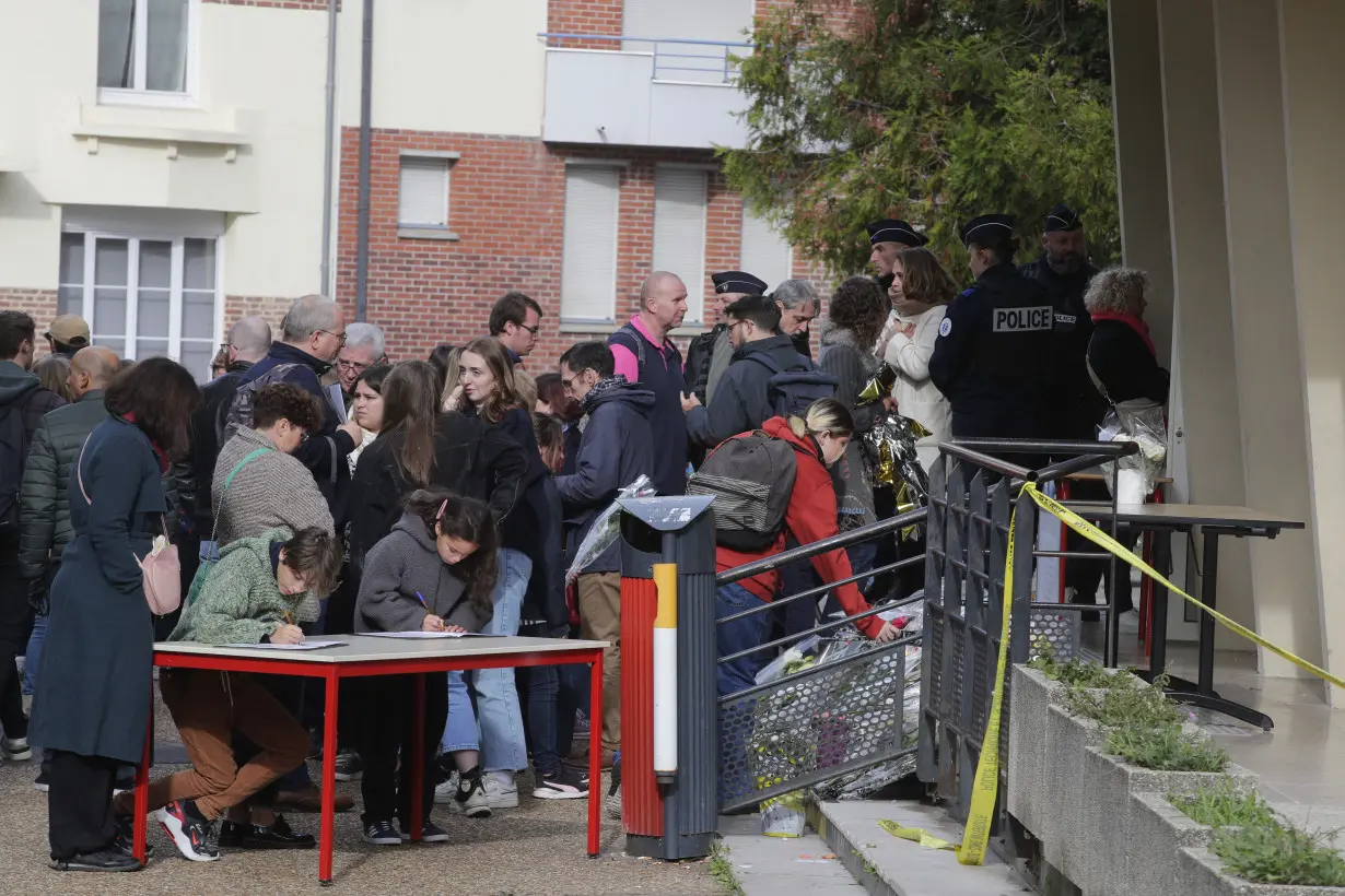 France's Macron holds security meeting amid heightened alert after deadly school stabbing