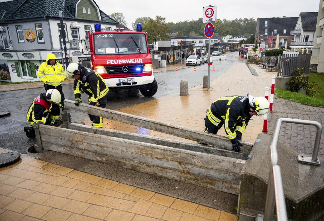 Gale-force winds and floods strike northern Europe. At least 3 people killed in the UK