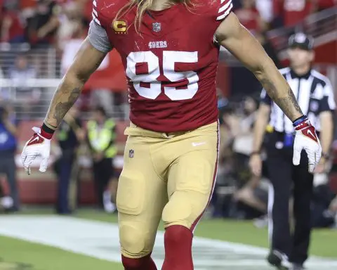 49ers TE George Kittle fined more than $13,000 for profane T-shirt about the Cowboys