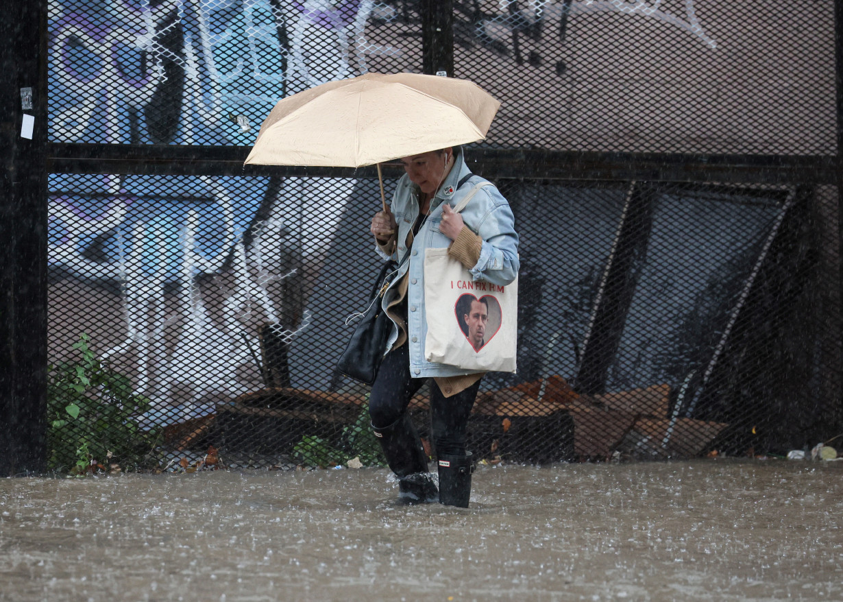 Remnants of Tropical Storm Ophelia in New York