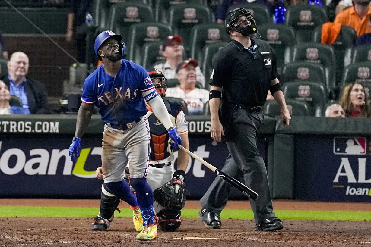 ALCS Rangers Astros Baseball