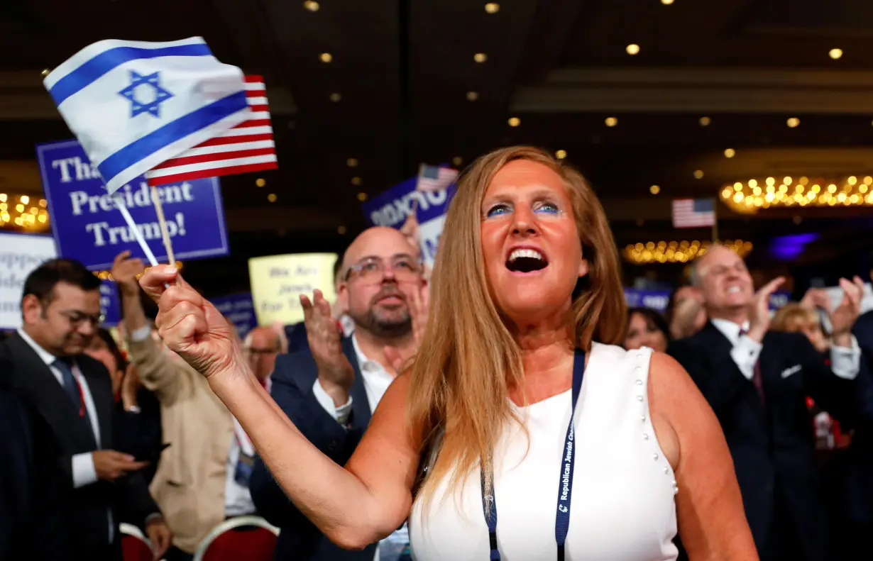 Trump speaks at the Republican Jewish Coalition 2019 Annual Leadership Meeting in Las Vegas