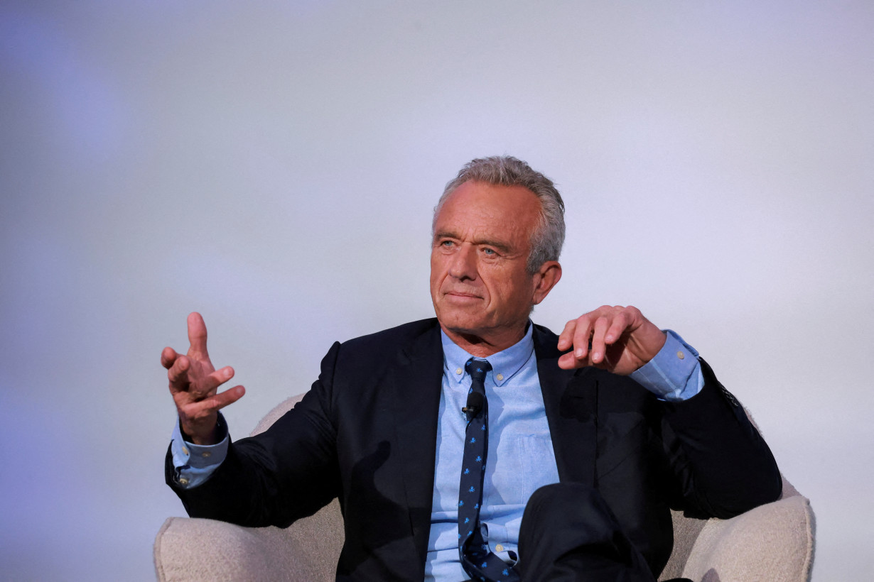 FILE PHOTO: Democratic Presidential candidate Robert F. Kennedy Jr. attends an event in New York City