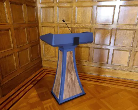 Arkansas lawmakers OK plan to audit purchase of $19,000 lectern for Gov. Sarah Huckabee Sanders