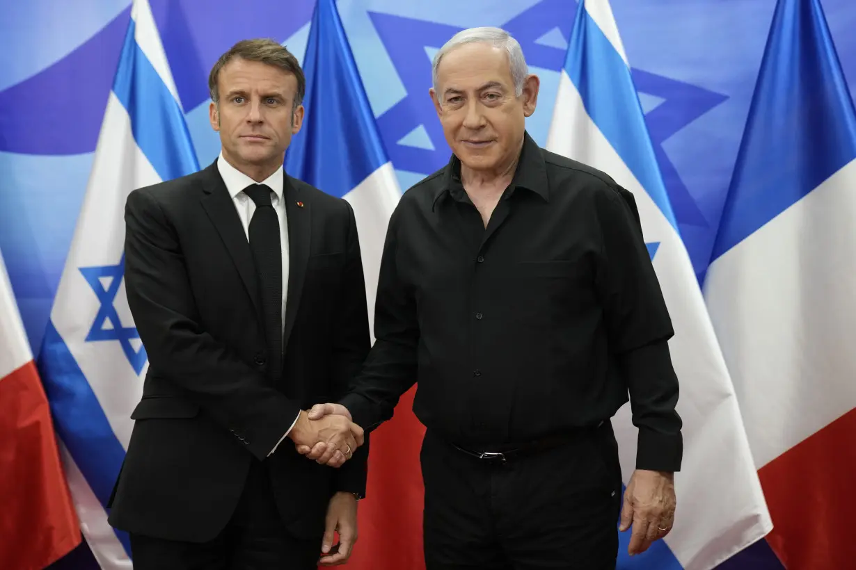 France's Macron seeks international support for his proposal to build a coalition against Hamas