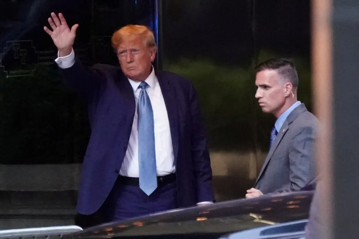 FILE PHOTO: Former U.S. President Donald Trump arrives at Trump Tower, in New York