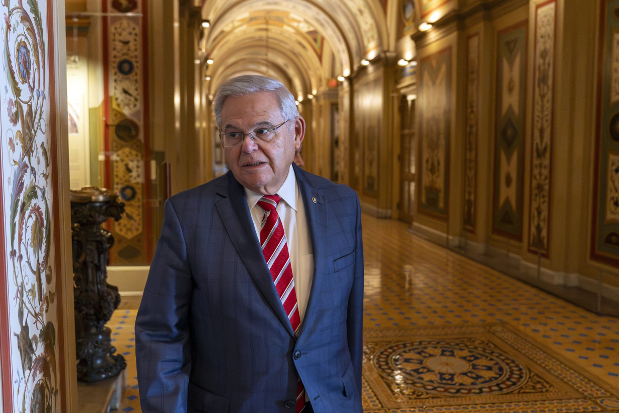 APTOPIX Menendez Bribery