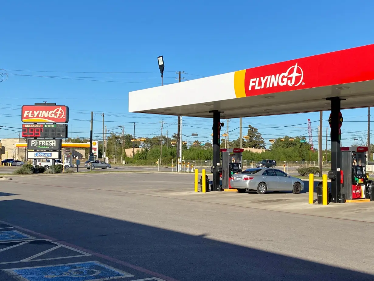 FILE PHOTO: A Pilot Flying J travel center is pictured in Channelview, Texas, U.S.