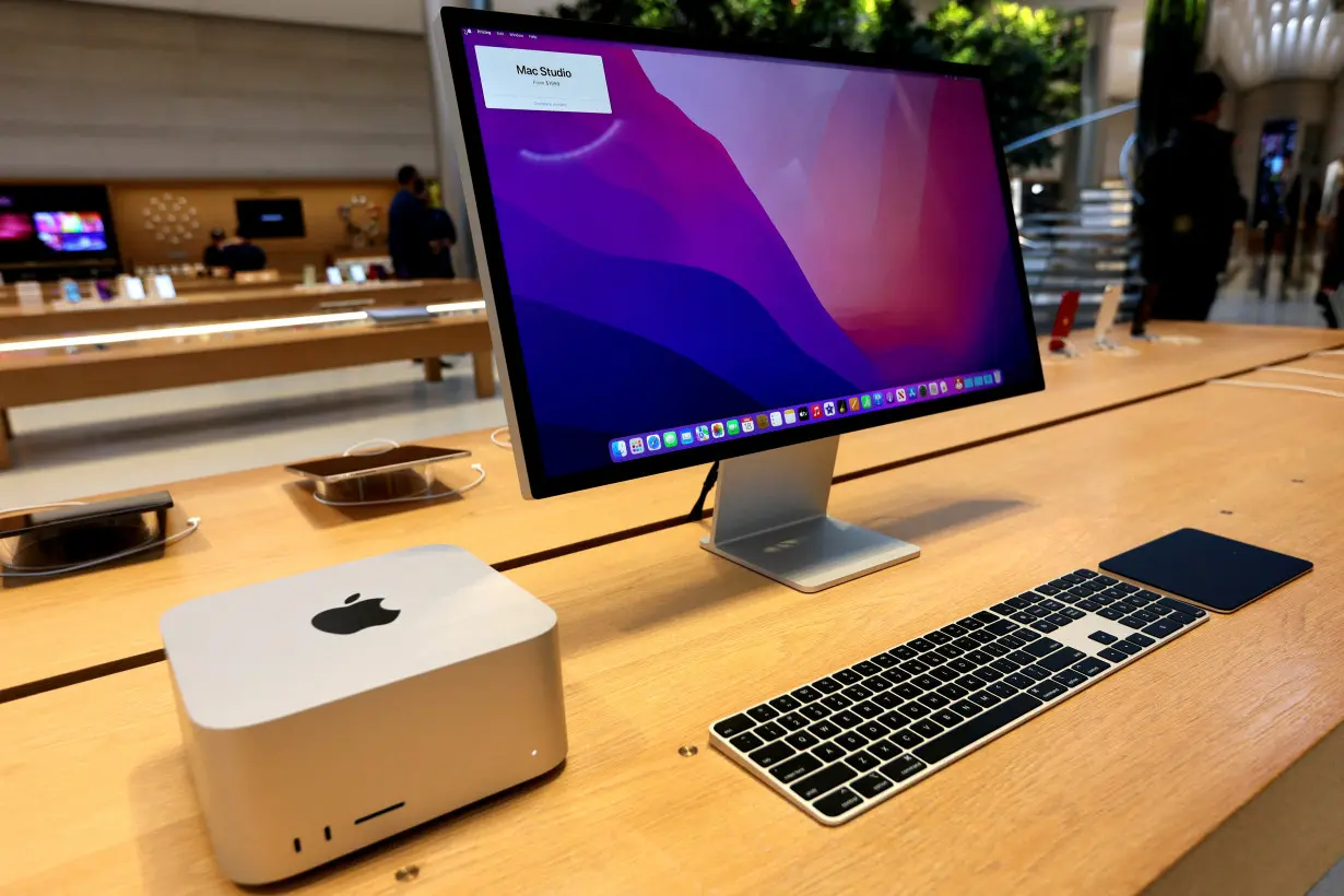 FILE PHOTO: New Apple products go on sale at flagship Apple Store in New York