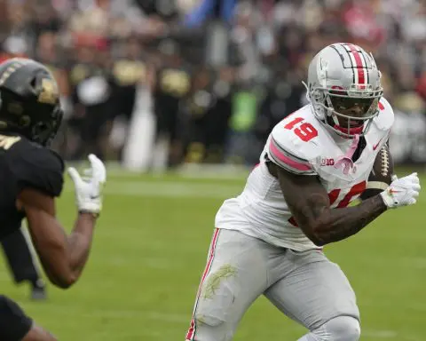 Dallan Hayden helps No. 3 Ohio State overcome offensive injuries in 41-7 blowout at Purdue