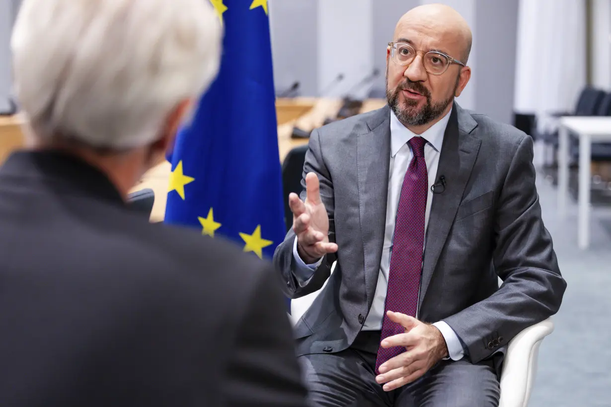 The AP Interview: EU President Michel warns about spillover of Israel-Hamas war into Europe