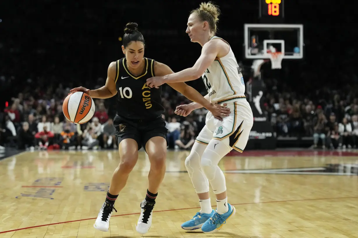 Aces rout Liberty 104-76, take 2-0 series lead in WNBA Finals