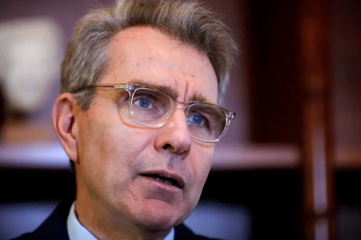 FILE PHOTO: U.S. Ambassador to Greece Geoffrey R. Pyatt interview with Reuters