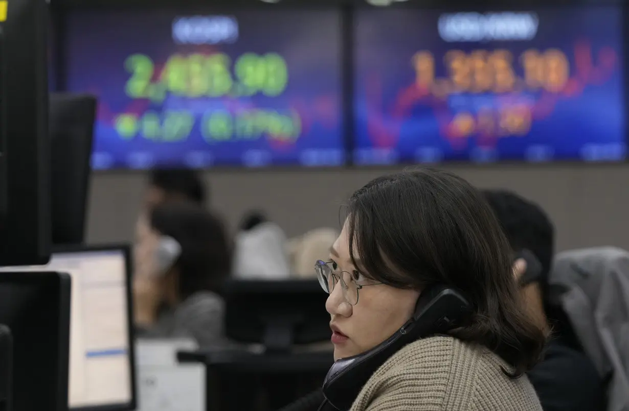 Stock market today: Asian shares follow Wall Street lower, and Japan reports September exports rose