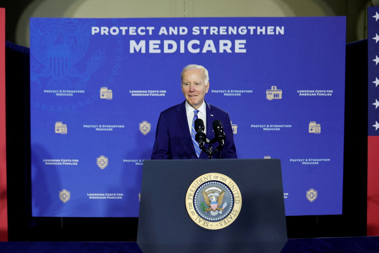 FILE PHOTO: U.S. President Joe Biden visits Tampa, Florida