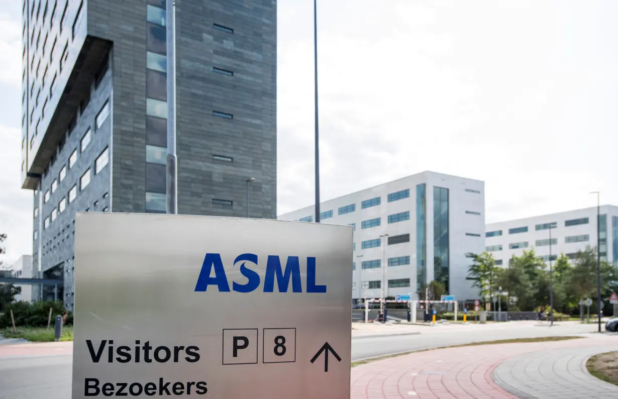 ASML headquarters is seen in Veldhoven