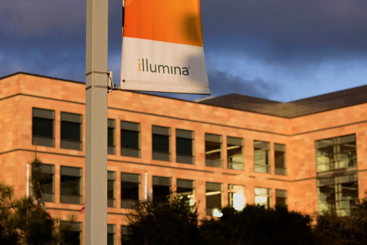 FILE PHOTO: Illumina's global headquarters is pictured in San Diego, California