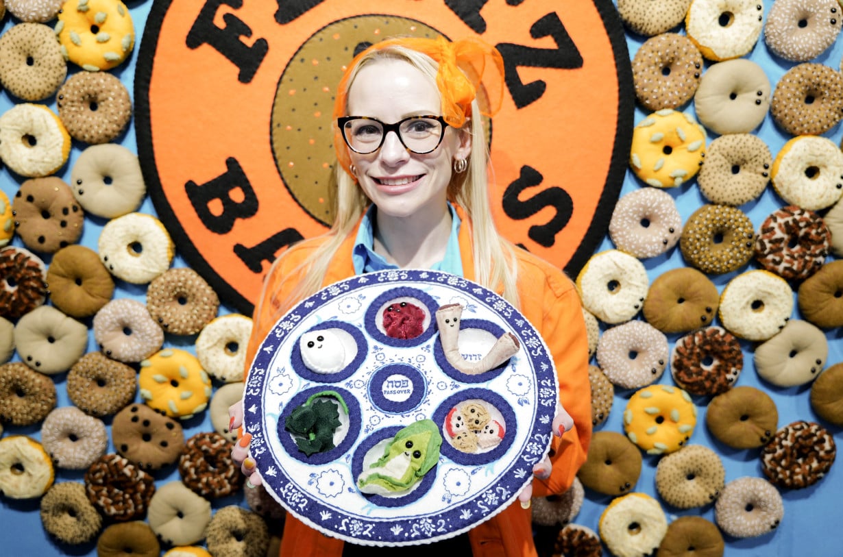 Order a bagel and schmear at Feltz Bagels, and you'll be fed an original piece of art