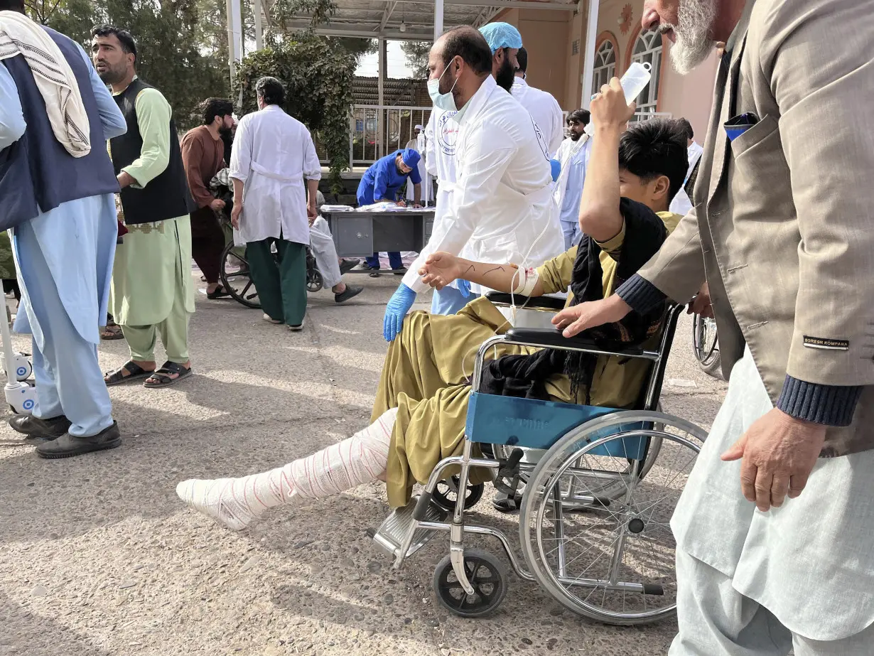 Another powerful earthquake shakes quake-devastated region in western Afghanistan