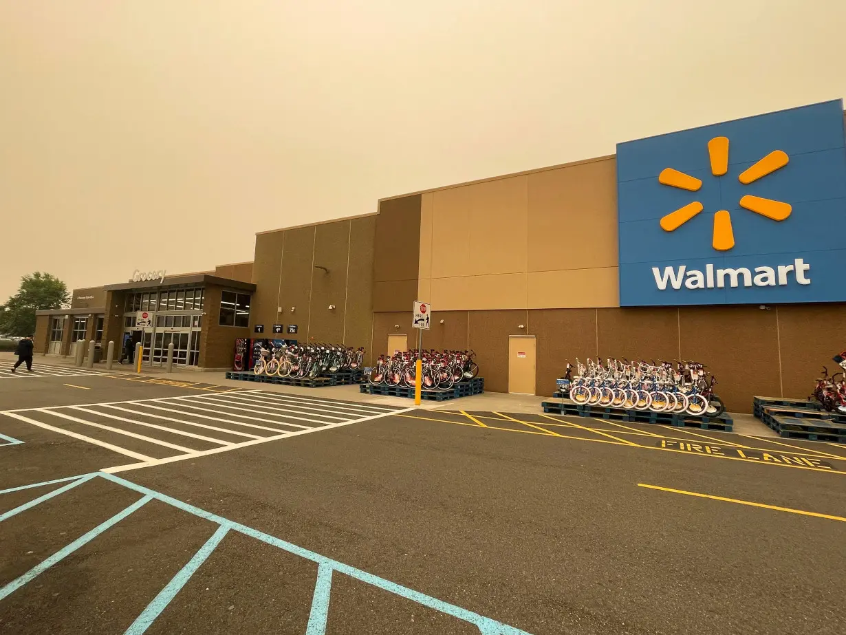 FILE PHOTO: View of Walmart's newly remodeled Supercenter, in Teterboro, New Jersey