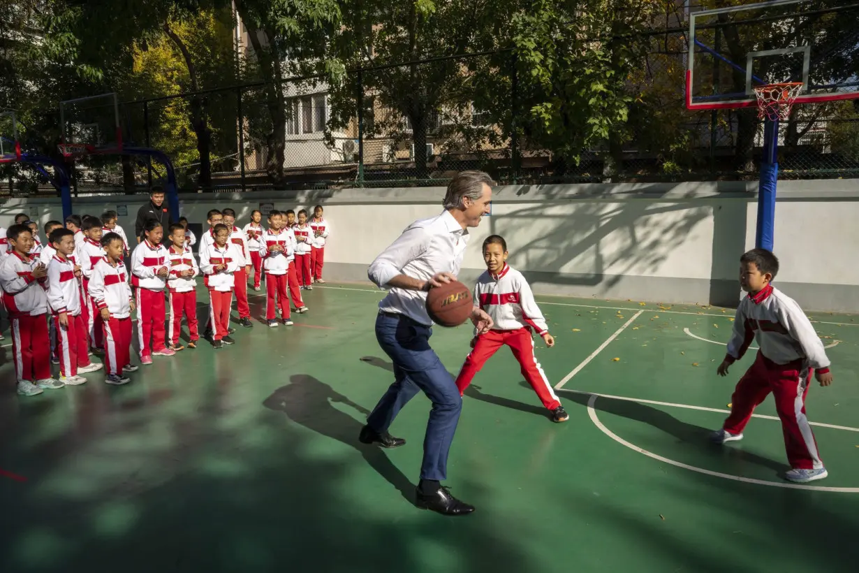 Newsom China Basketball