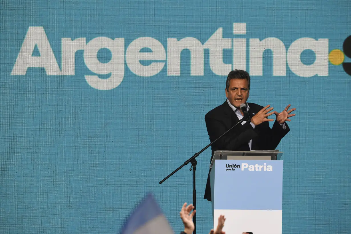 Economy minister surprises by beating populist in first round of Argentina's presidential election