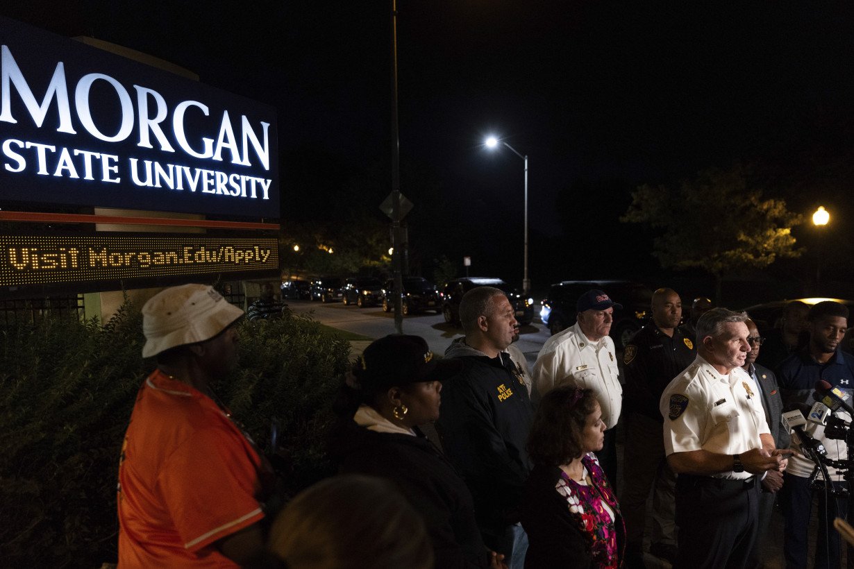 5 people were wounded in a shooting after a homecoming event at Morgan State University in Baltimore