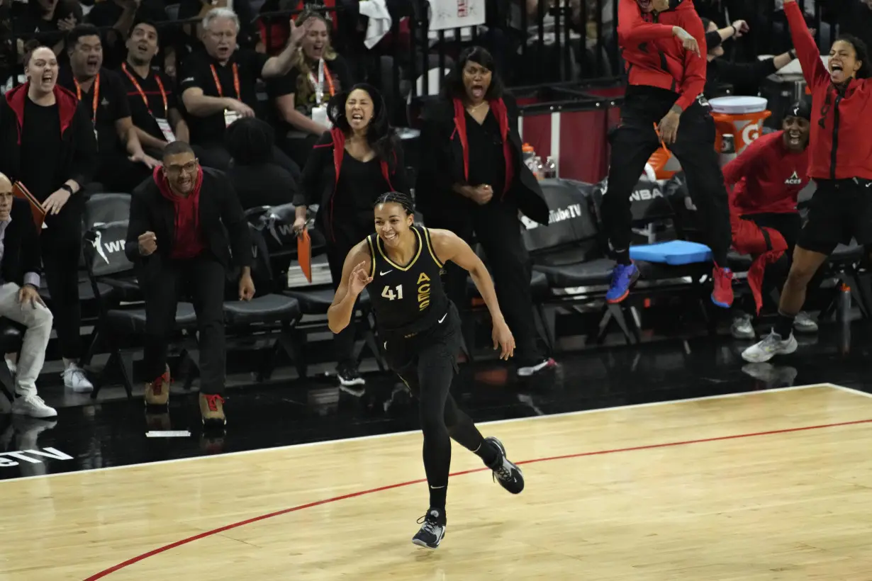 Aces rout Liberty 104-76, take 2-0 series lead in WNBA Finals