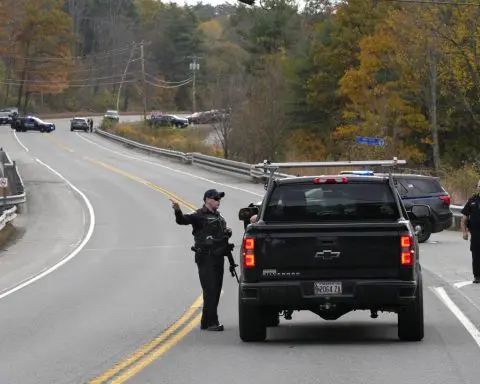 Amid massive search for mass killing suspect, Maine residents remain behind locked doors